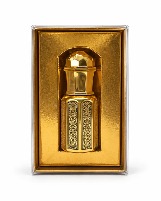 6ml and 12ml attar packaging boxes for Arabic attar and perfume oil bottles, suitable for gifting, retail display and custom branding at Bio Shop Pakistan