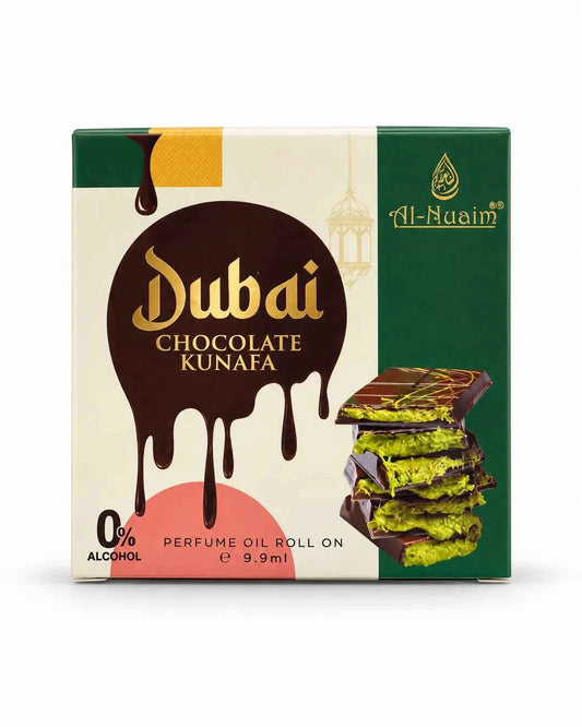 Al-Nuaim Dubai Chocolate Kunafa Perfume Oil Roll-On 9.9ml (Premium Series)