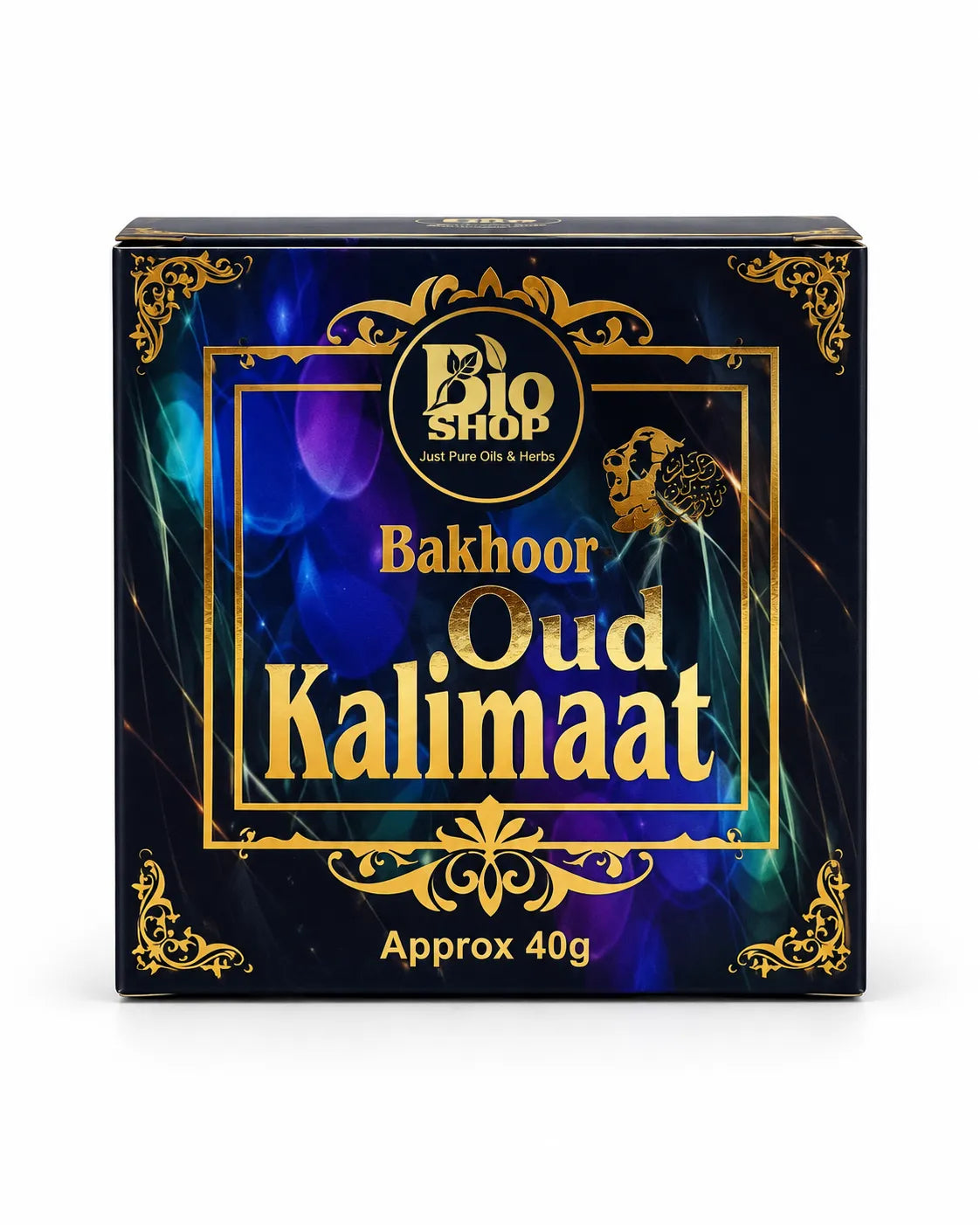 Bakhoor Oud Kalimaat 40g premium Arabic oud incense by Bio Shop Pakistan