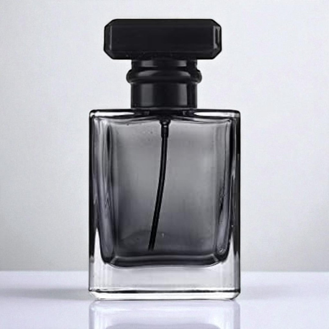 50ml Square Empty Glass Perfume Bottle – Rectangular Refillable Spray Bottle