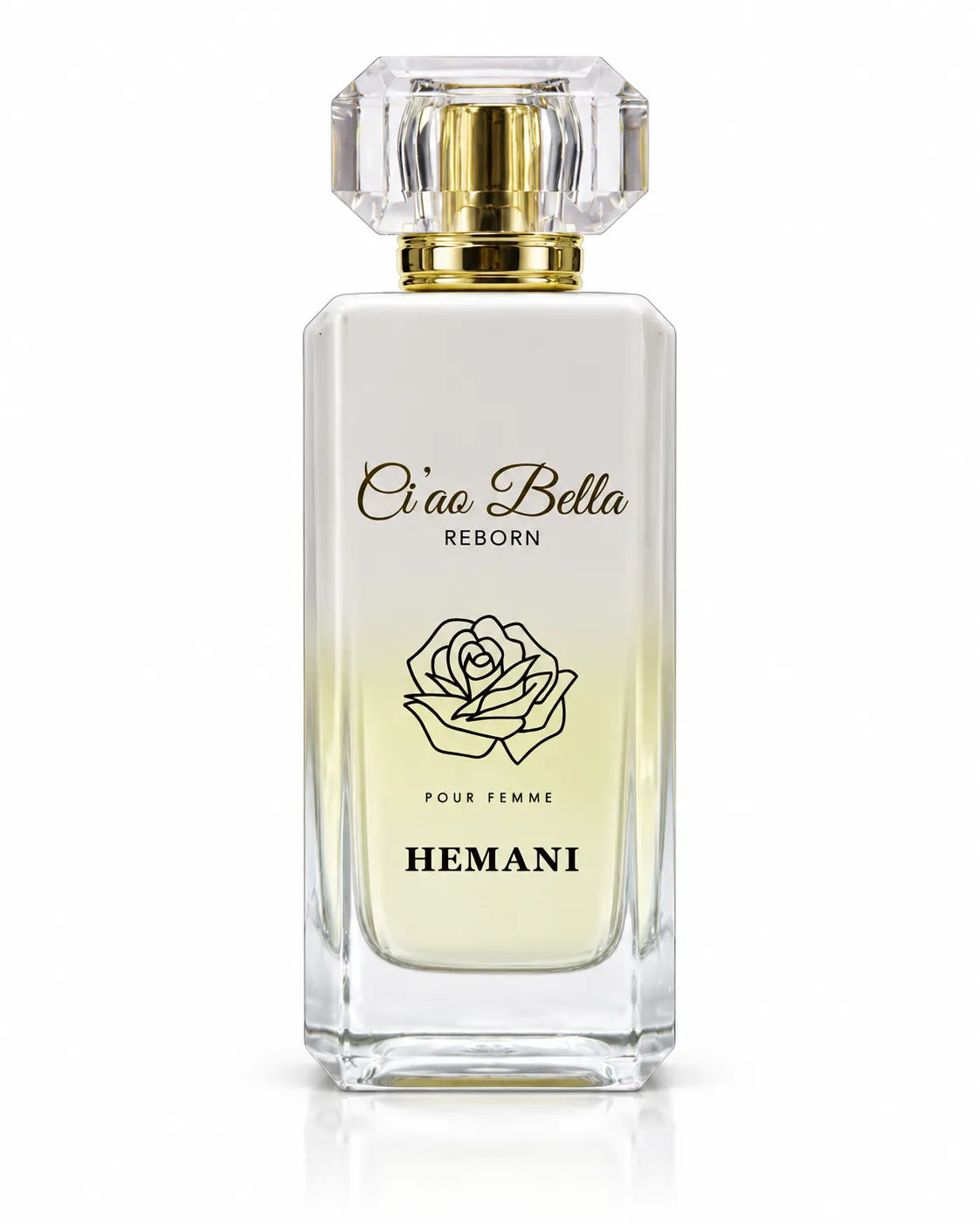 Hemani Ciao Bella Reborn women perfume with crystal style cap