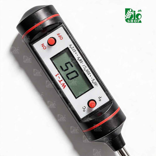 Digital Probe Thermometer (WT-1) – Stainless Steel Sensor | -50°C to 300°C