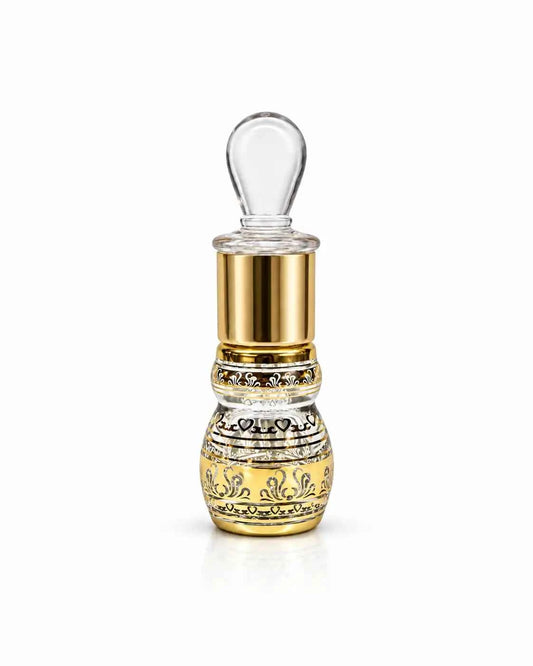 Premium Empty 6ml Ajmal Style Arabic Attar Bottle with Glass Stick