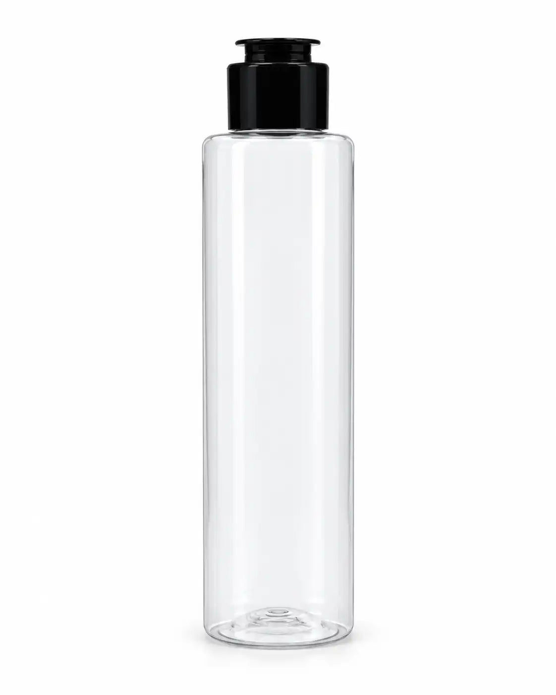 150ml clear empty flip top bottle for shampoo and body wash