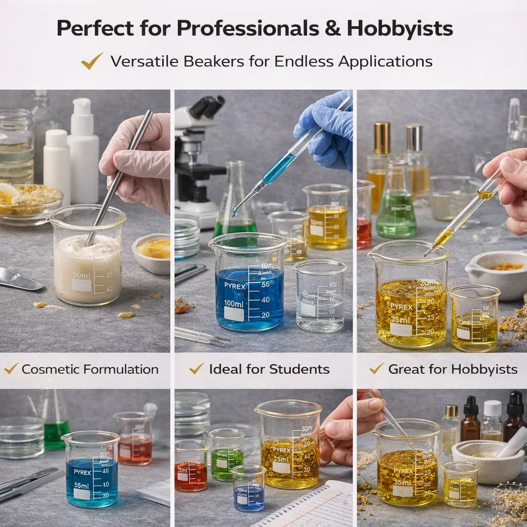 Pyrex Borosilicate Glass Beakers – 5ml to 5000ml