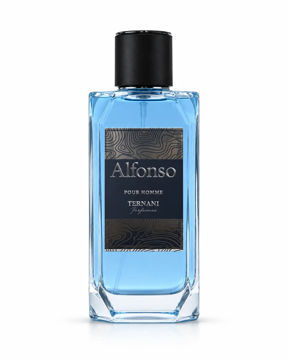 Hemani Alfonso Pour Homme 100ml blue perfume bottle for men