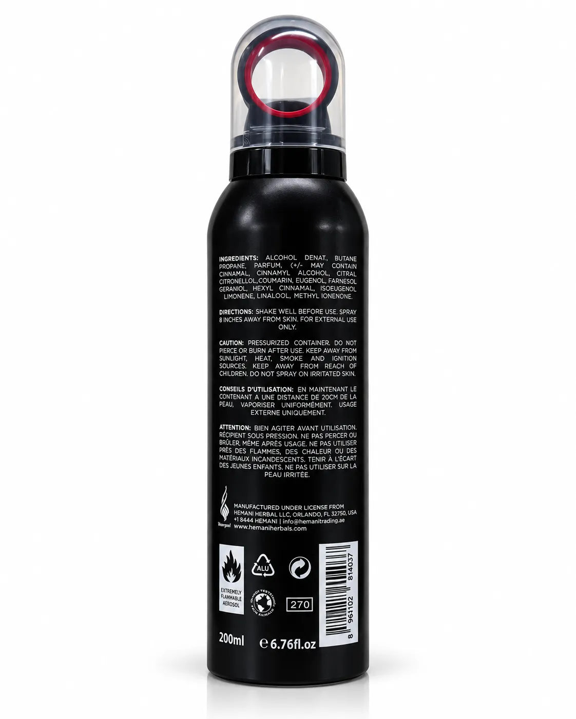 Rambo perfumed body spray
