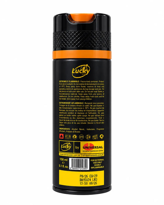 lucky fire perfumed spray 150ml,