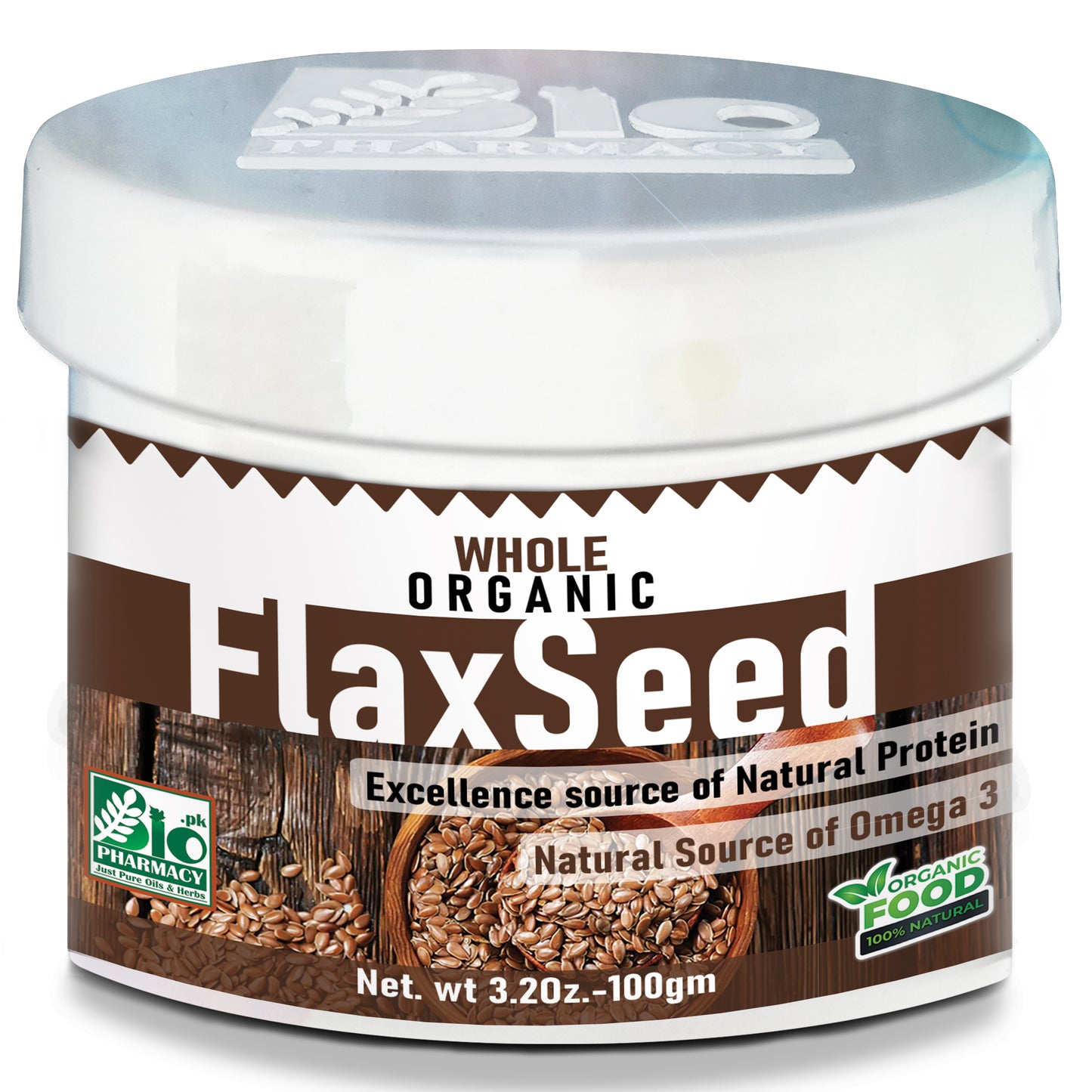 Whole Flaxseeds - BioShop™ Pakistan