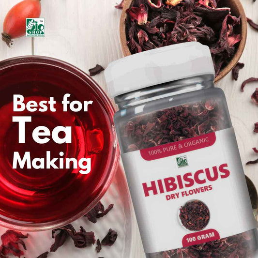 Hibiscus Tea 100gm Jar - BioShop™ Pakistan