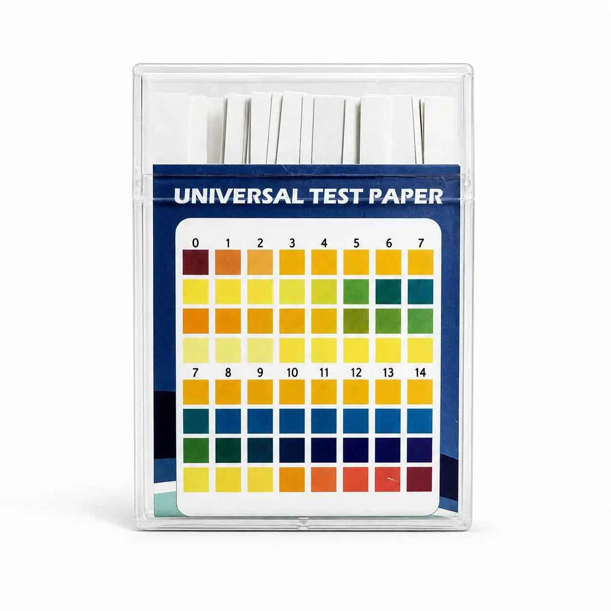 Universal pH Test Strips pH 0–14 – Wide Range Indicator Paper with Color Chart