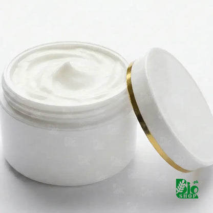 100ml Premium White Cosmetic Jar with Flared Overhanging Lid & Inner Seal