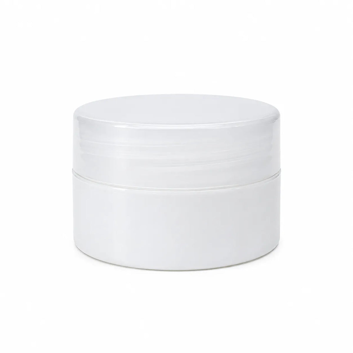100gm white cosmetic jar with screw cap and inner seal – Bio Shop™ Pakistan