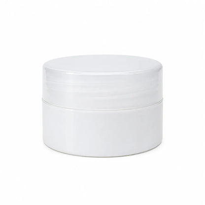 100gm white cosmetic jar with screw cap and inner seal – Bio Shop™ Pakistan