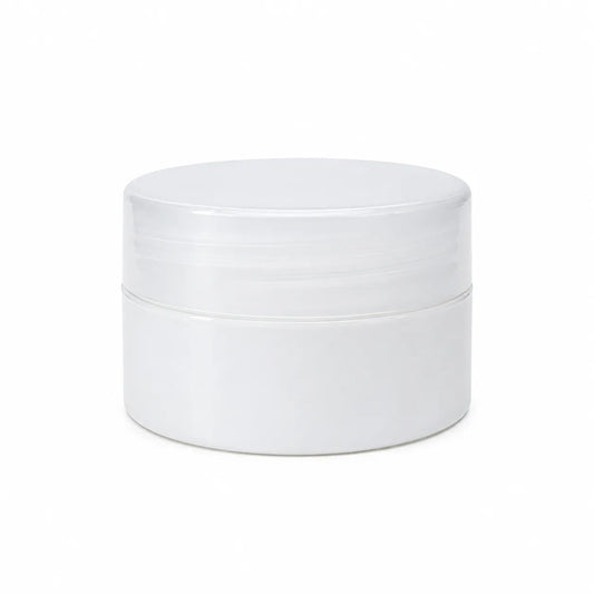100gm white cosmetic jar with screw cap and inner seal – Bio Shop™ Pakistan