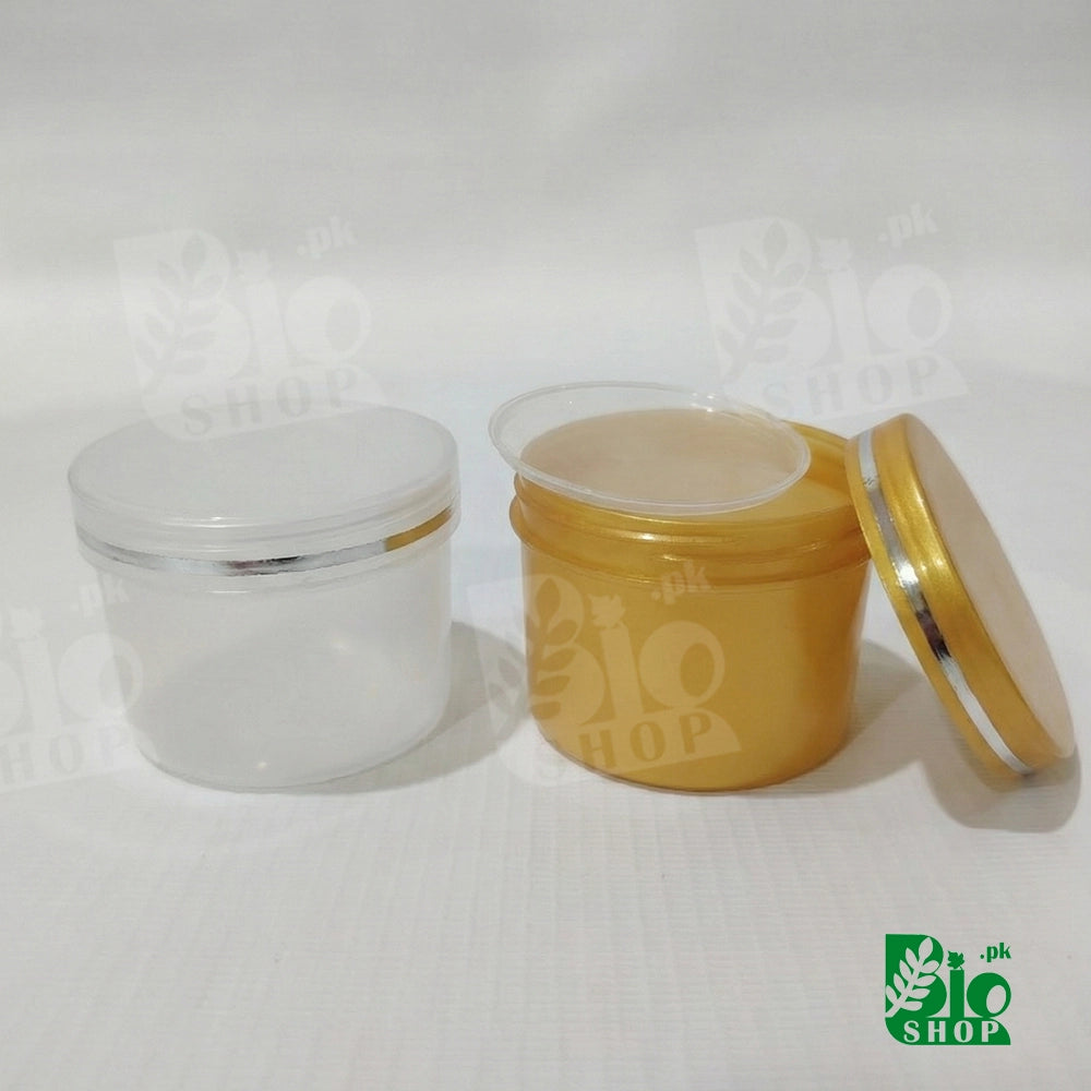 100ml Empty Cosmetic Plastic Jar with Inner Lid (Leak-Proof) – Multiple Colors