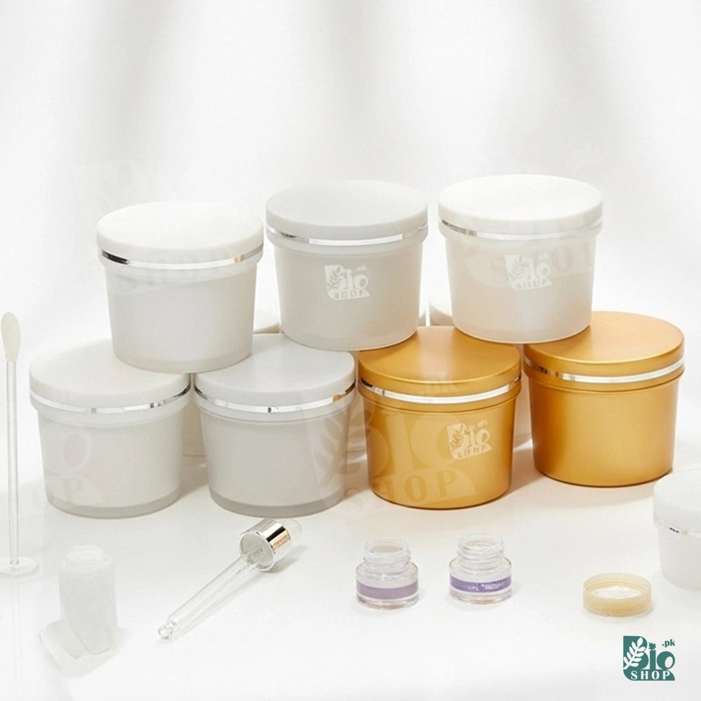 100ml Empty Cosmetic Plastic Jar with Inner Lid (Leak-Proof) – Multiple Colors