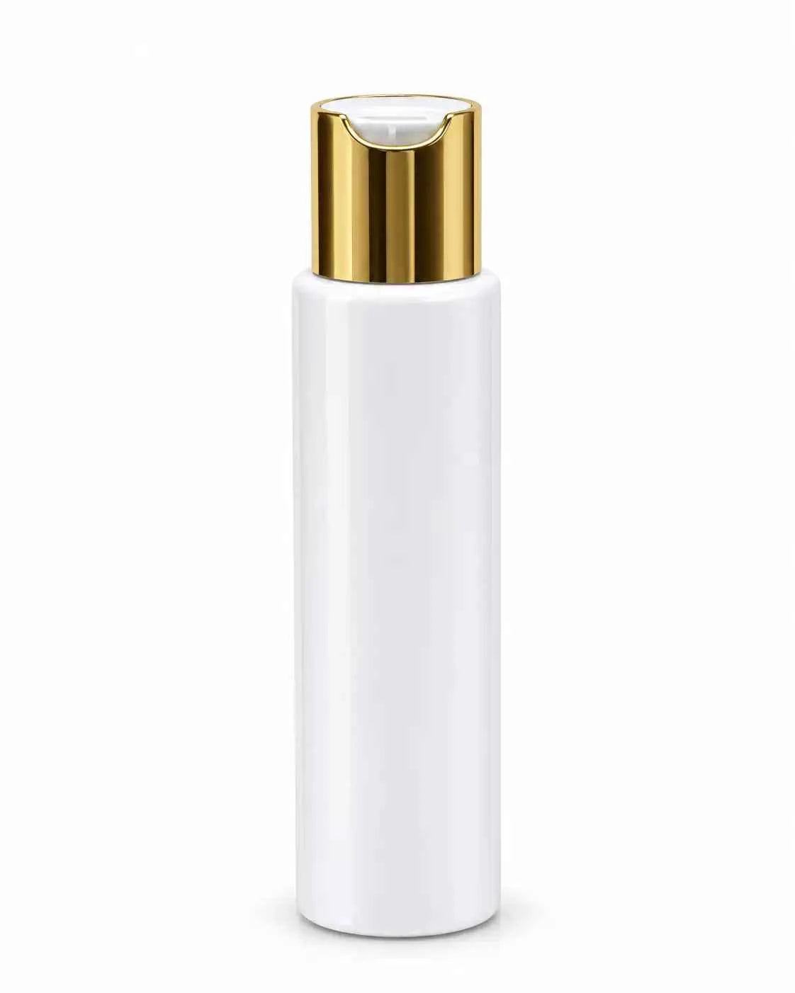 100ml Fancy Press Top Bottle for Condtioner & Lotion – White, Black & Clear