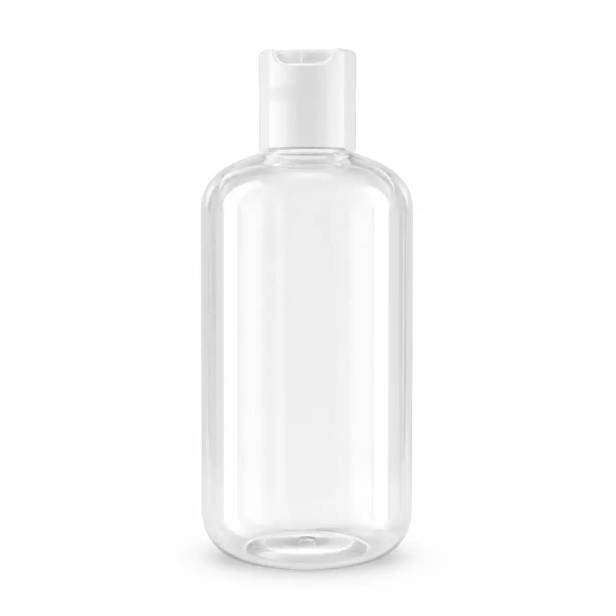 300ml Clear PET Bottle with Black Cap for Personal Care