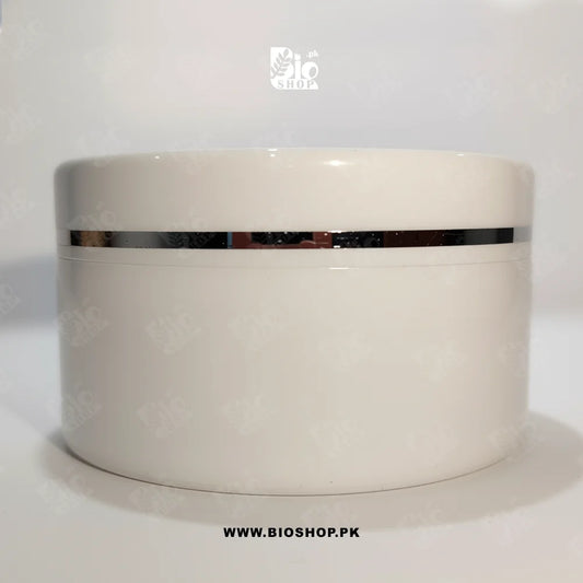 30gm Luxury Double Wall Cosmetic Cream Jar with Silver Accent