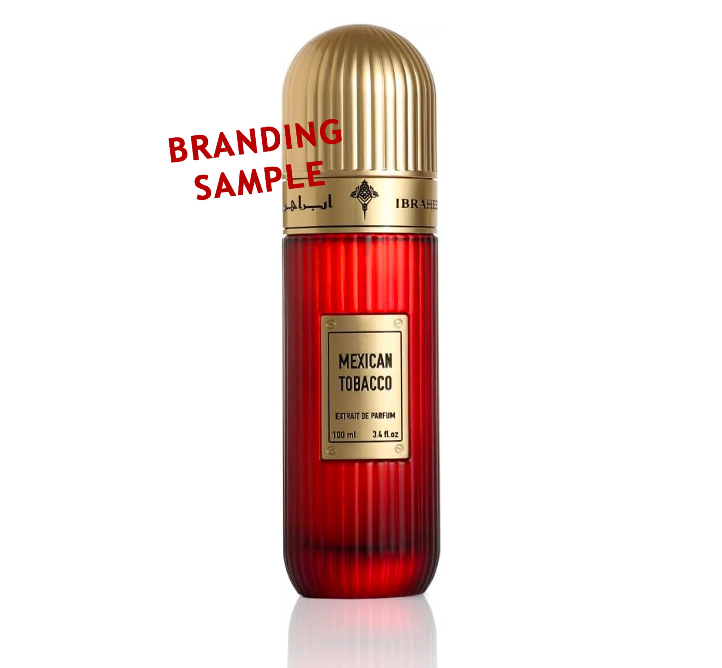 30ml Refillable Colorful Glass Empty Perfume Spray Bottle – Ribbed Design, Gold Cap