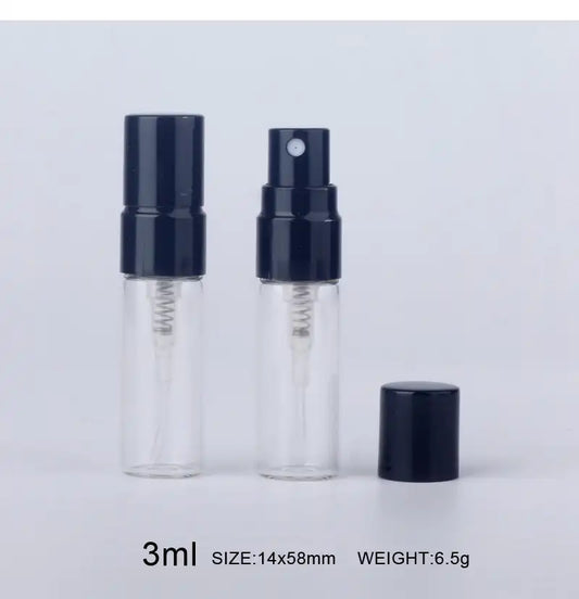 Empty Perfume Mist Spray Bottles Small 5ml and 3ml
