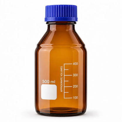 Amber Glass Bottle for Perfume Maceration, Maturation & Storage