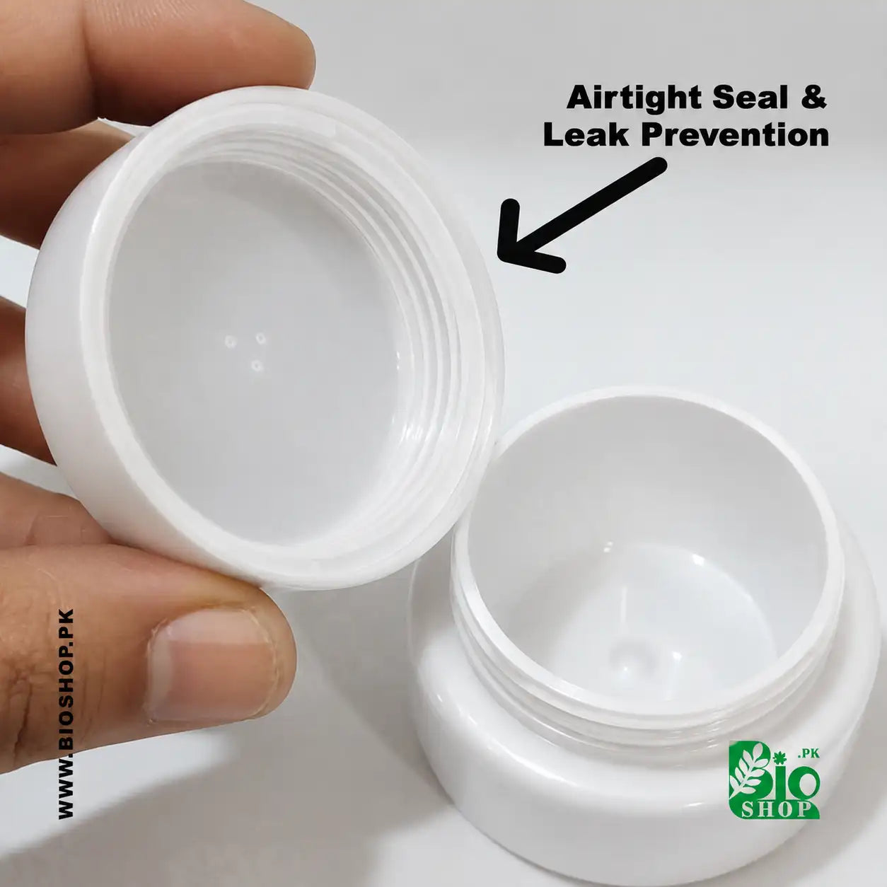 50g White Cosmetic Jar for Night Cream Moisturizer and DIY Skincare