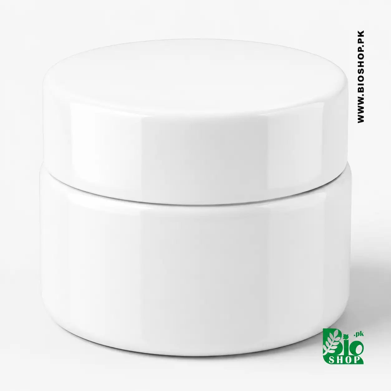50g White Cosmetic Jar with Double Wall Screw Cap – Bio Shop™ Pakistan