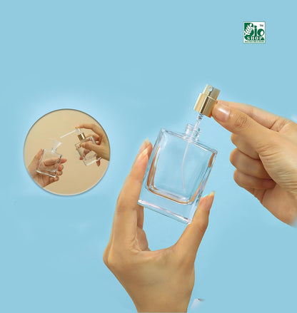 50 ml Empty Perfume Bottle – Refillable Glass Bottle for DIY Perfumes