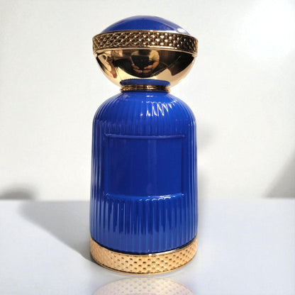 50ml Luxury High-Quality Glass Empty Perfume Bottle with Dome-Shaped Gold-Bottomed Cap