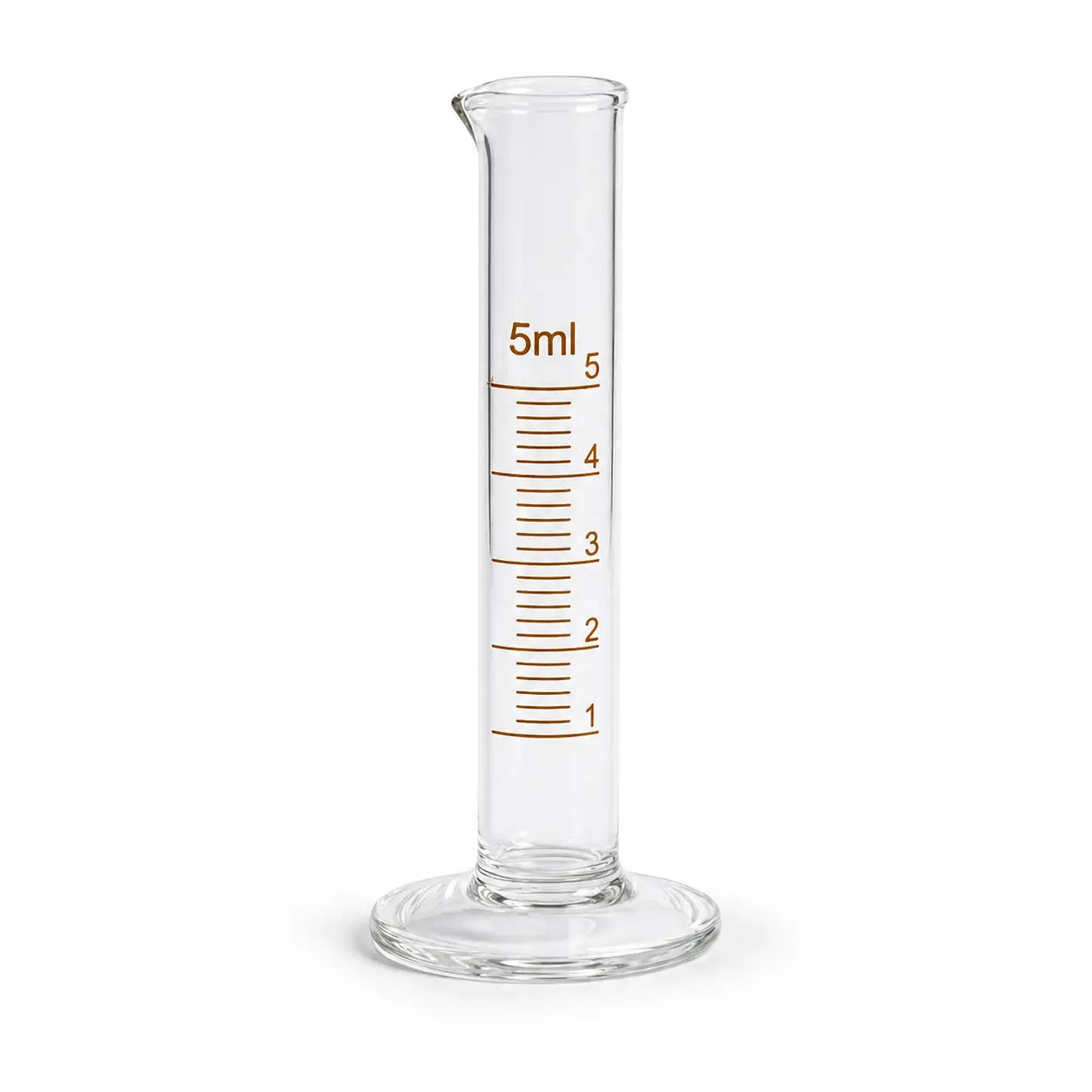 5ml glass measuring cylinder for perfume making, essential oils and cosmetic formulation at Bio Shop Pakistan