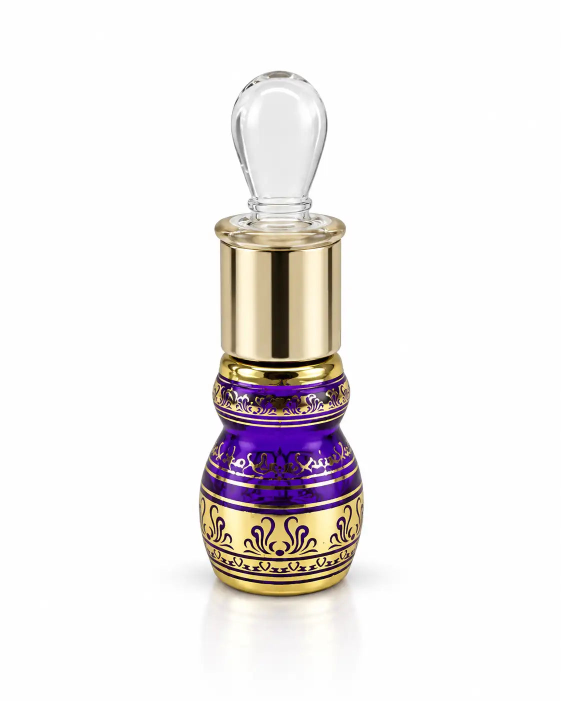 6ml Arabic attar bottle with glass stick applicator for applying concentrated perfume oil