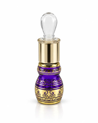 6ml Arabic attar bottle with glass stick applicator for applying concentrated perfume oil