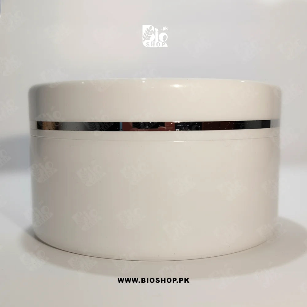 75gm Luxury Double Wall Cosmetic Cream Jar with Silver Accent