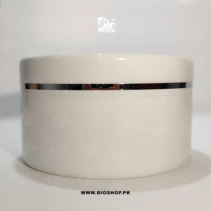 75gm Luxury Double Wall Cosmetic Cream Jar with Silver Accent