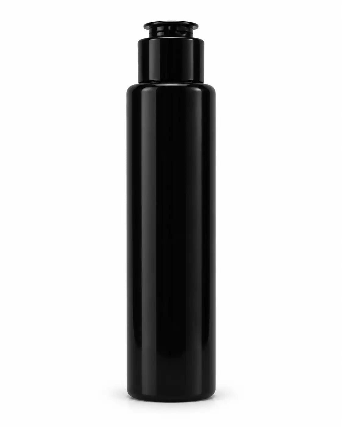 100ml Fancy Empty PET Flip Top Bottle – White, Black & Clear