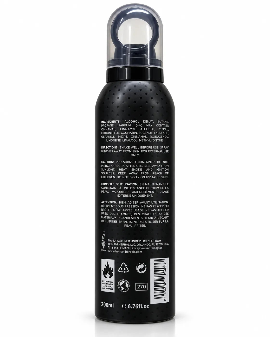 Adventure perfumed body spray