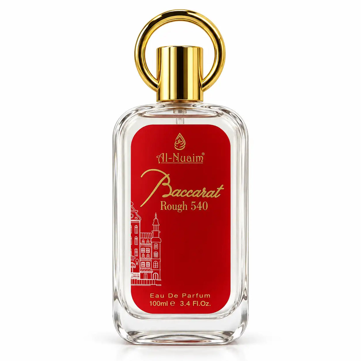 Al-Nuaim Baccarat Rough 540 Eau De Parfum 100ml bottle and box