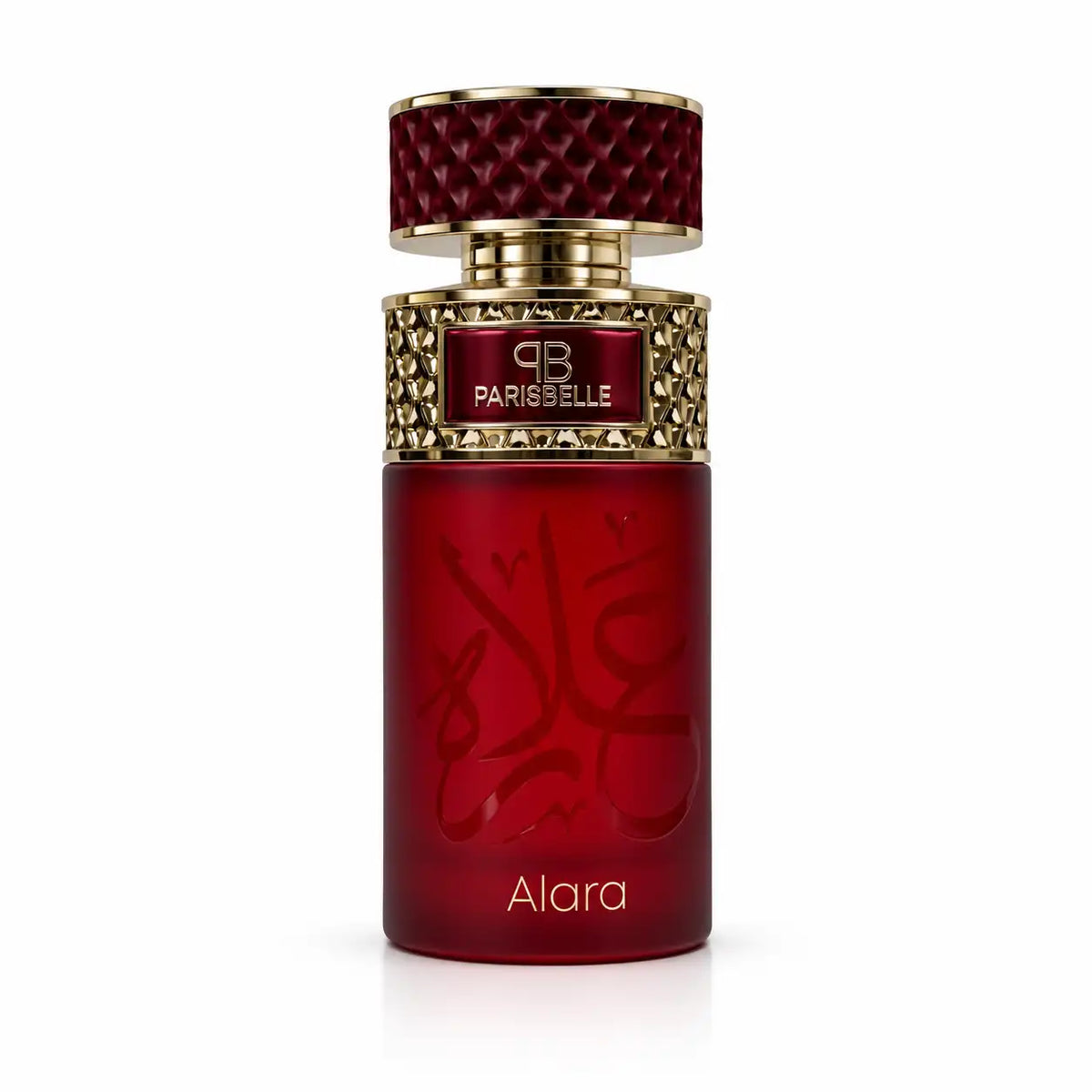 Parisbelle Alara Oasis Collection perfume bottle with gold detailing
