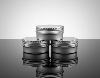Aluminium Tin Containers – 15g & 50g Silver mate Colour| Premium Cosmetic & Balm Packaging
