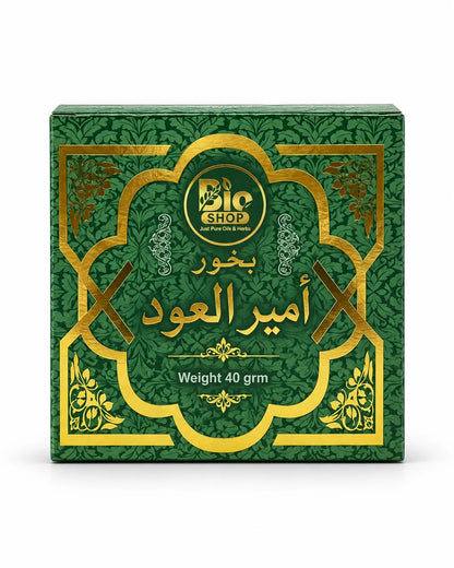 Bakhoor Ameer Al Oud 40g premium Arabic incense by Bio Shop Pakistan