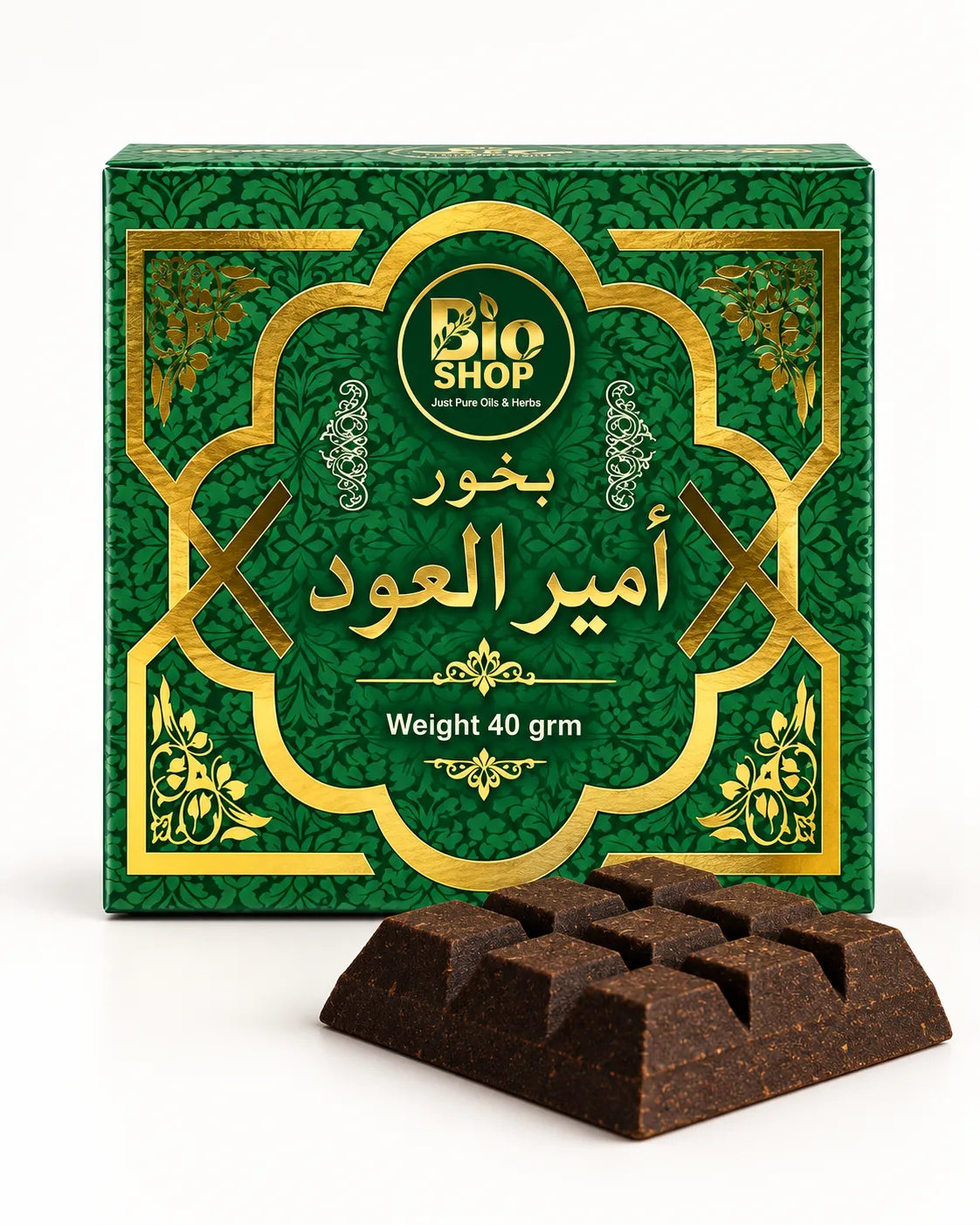 Bakhoor Ameer Al Oud 40g premium Arabic incense by Bio Shop Pakistan