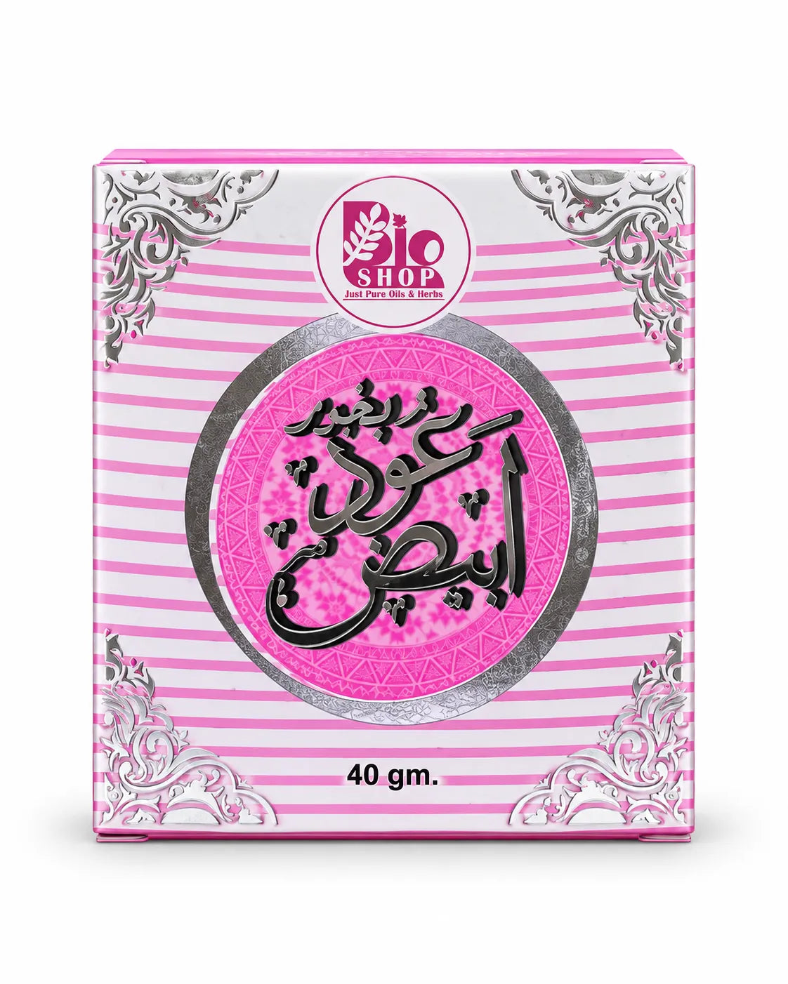 Bakhoor Oud Abyad 40g premium White Oud Arabic incense by Bio Shop Pakistan