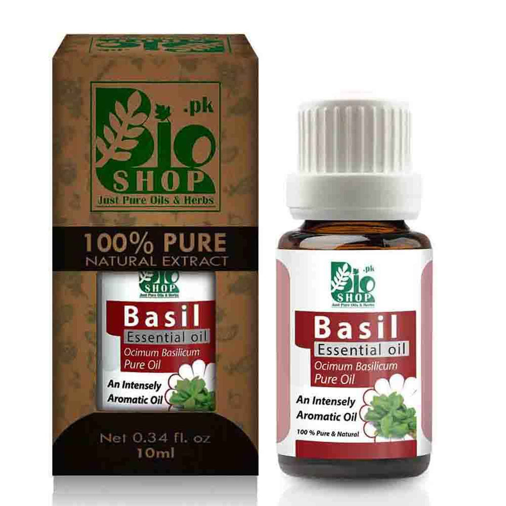 Basil Essential Oil — Herbaceous, Green, Aromatic | BioShop™ Pakistan