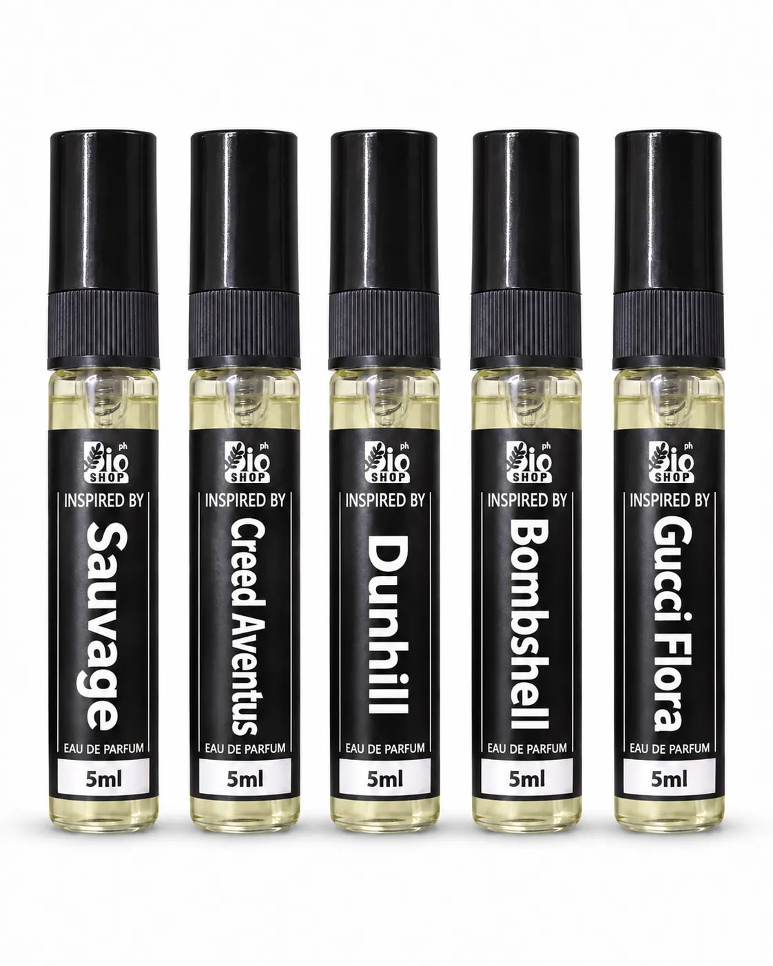 Bio Shop Creed Aventus inspired perfume tester 5ml spray bottle.