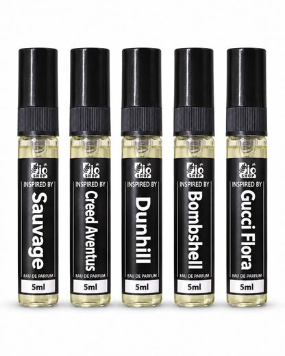 Bio Shop Creed Aventus inspired perfume tester 5ml spray bottle.