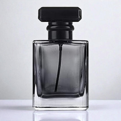 50ml Square Empty Glass Perfume Bottle – Rectangular Refillable Spray Bottle