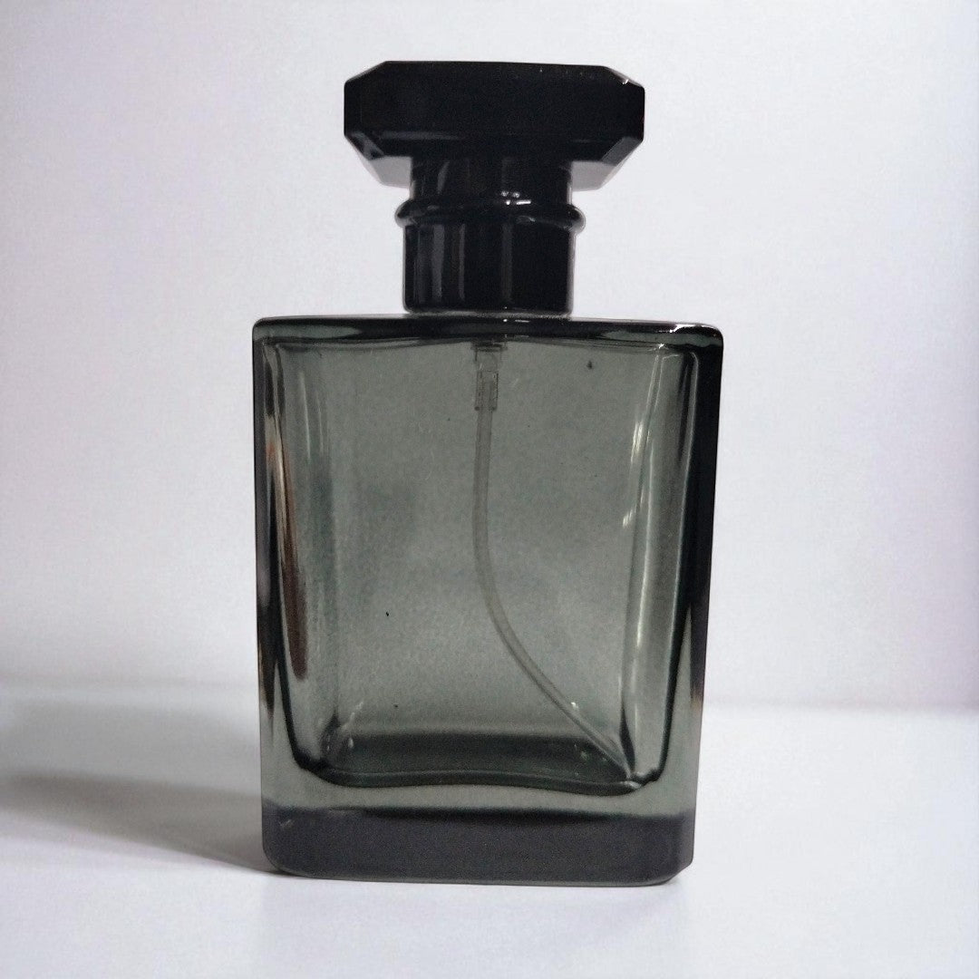 50ml Square Empty Glass Perfume Bottle – Rectangular Refillable Spray Bottle