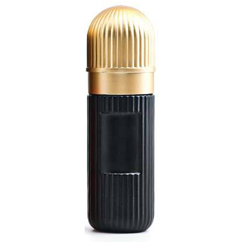 30ml Refillable Colorful Glass Empty Perfume Spray Bottle – Ribbed Design, Gold Cap